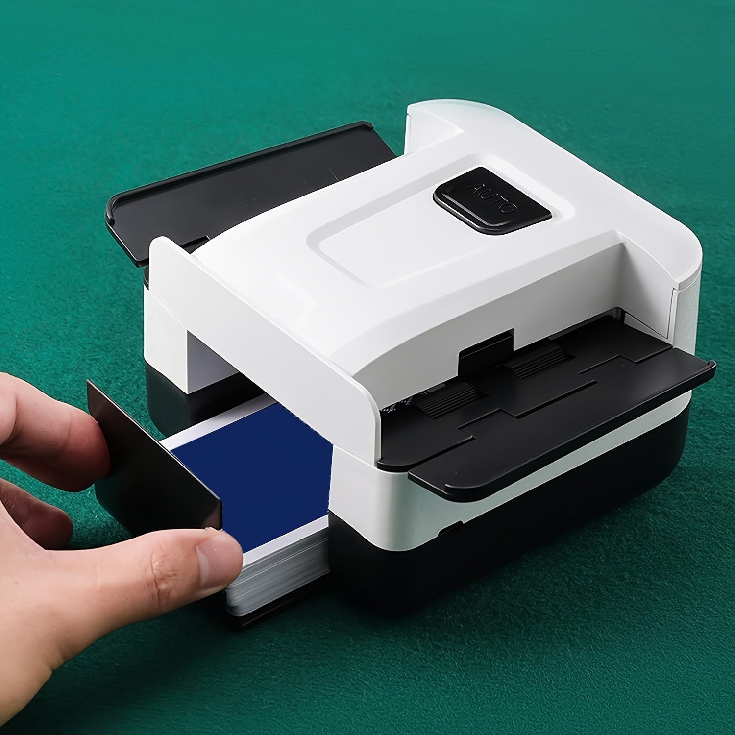 NNETM Automatic Card Shuffler – Silent Fast Charging Poker & Bridge Shuffling Machine
