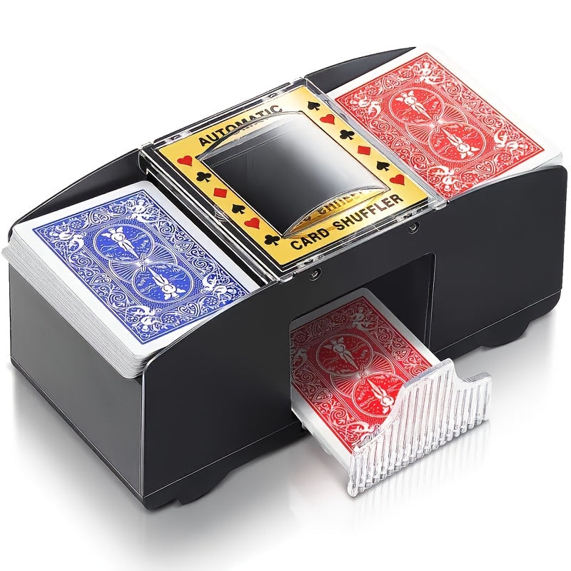 NNETM Dual Deck Automatic Card Shuffler for Poker Blackjack